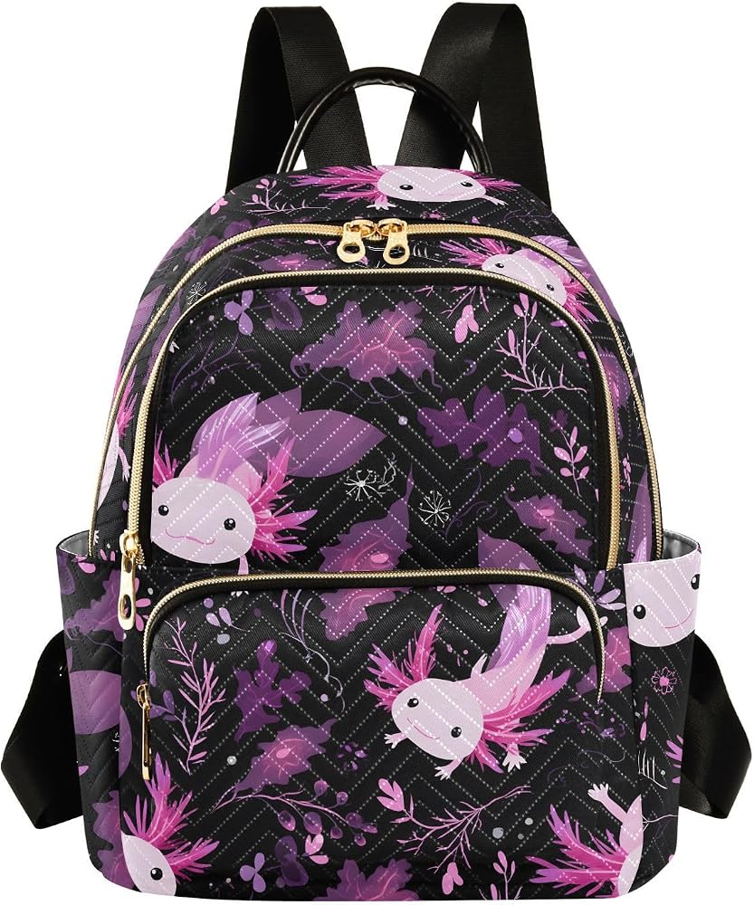 axolotl mini backpack Amazon.com: ALAZA Mini Backpack for Women Cute Axolotl Travel Backpack  Purse for Ladies Handbag Shoulder Bag Casual Daypack, M : Clothing, Shoes &  Jewelry
