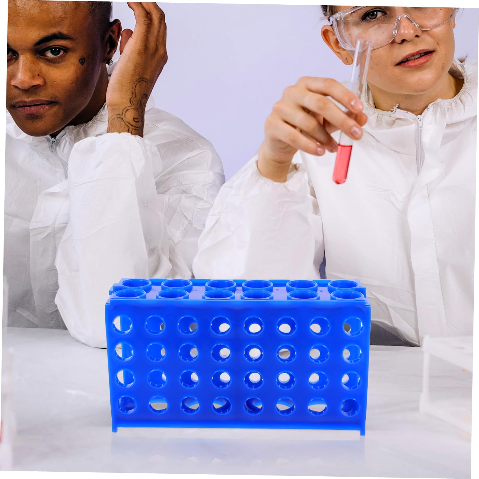 iplusmile 5stücke Testtubenhalter Aus Multifunktionales Reagenzglasgestell Für Labor Stabiler Organizer Für Zentrifugenröhrchen Leicht Zu Reinigen Warten Für Chemie Und Biologie