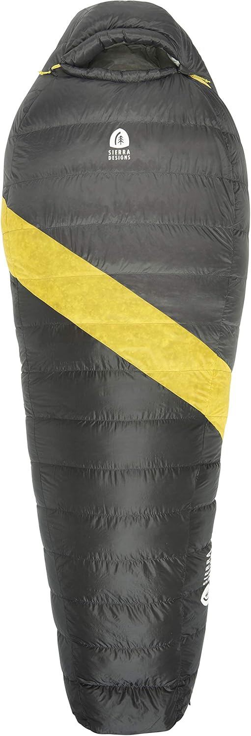 Sierra Designs Nitro 0 Degree 800 Fill DriDown Sleeping Bag - Ultralight Down Sleeping Bag for Backpacking and Camping for Men & Women