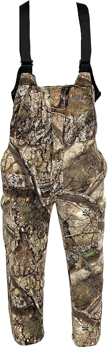 MidwayUSA Mens Fraser Ridge Fleece Bibs Realtree APX Camo 2XL