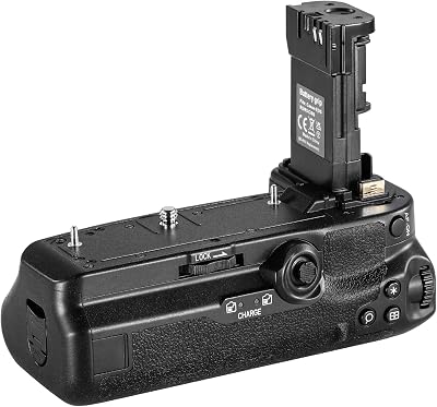 NEEWER BG-R10 Battery Grip, Impugnatura Batteria Compatibile con Canon EOS R5 R5C R6 R6 Mark II Fotocamera, Alimentata da Batterie LP-E6N/LP-E6NH