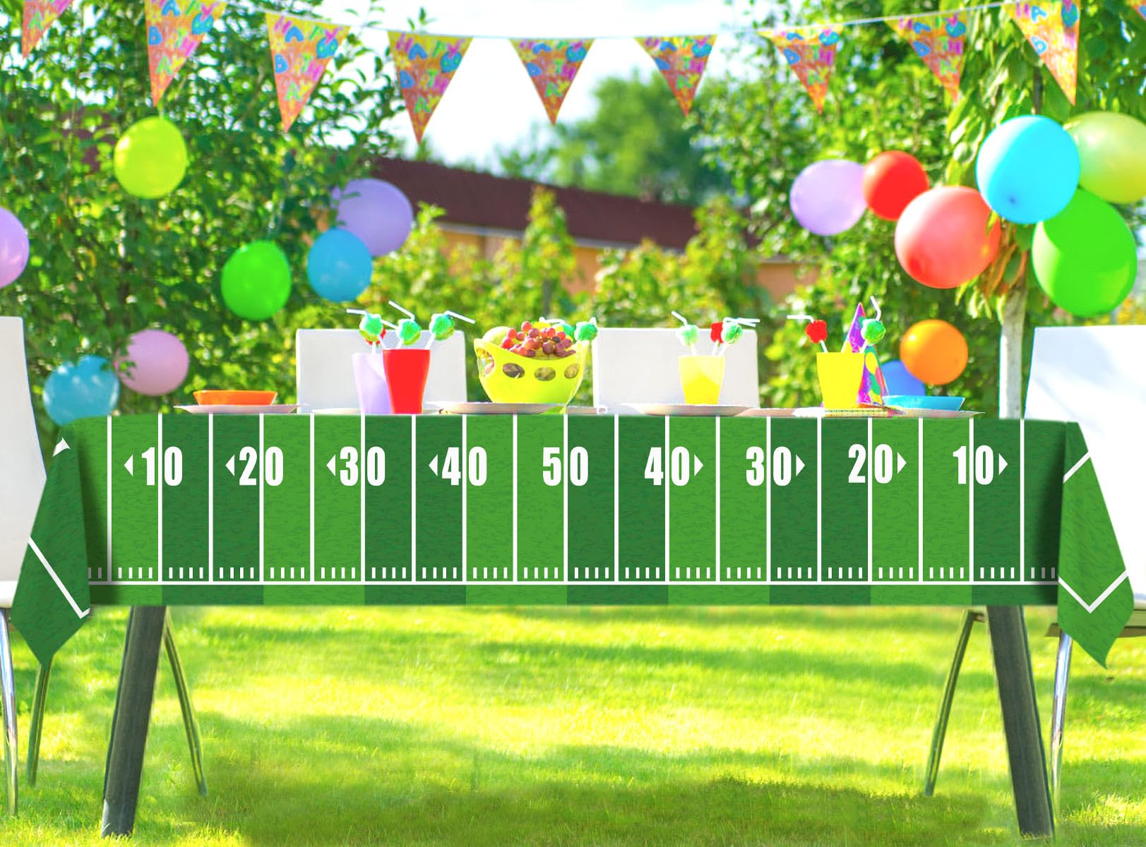 American Football Tischdecke – Touchdown Design Für Partys & Spieleabende