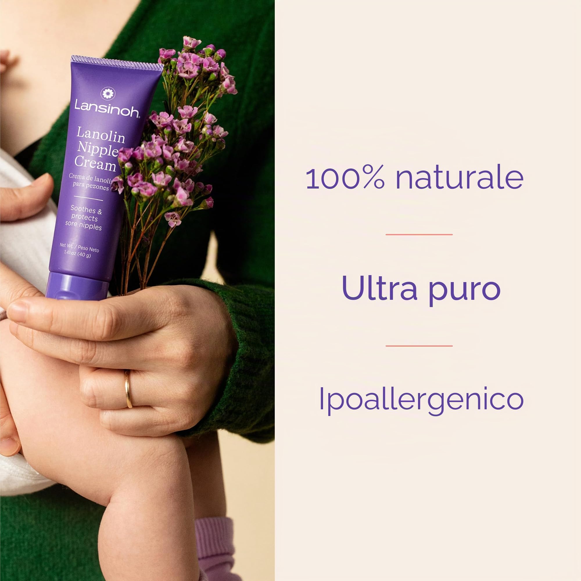 Lansinoh Hpa Crema alla Lanolina per allattamento