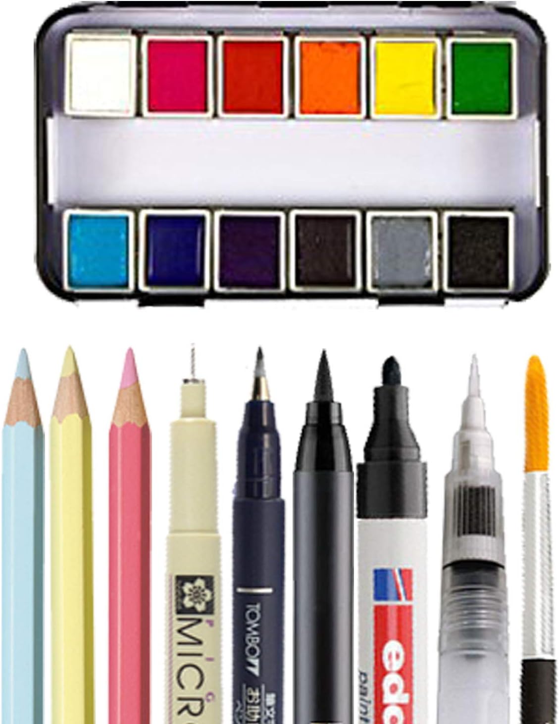 Vaessen Creative Florence Hot Pressed Watercolour Paper A5, Ivory, 200 GSM, Artist Grade Quality, Smooth Surface, 100 Sheets for Painting, Hand Lettering, Art Projects