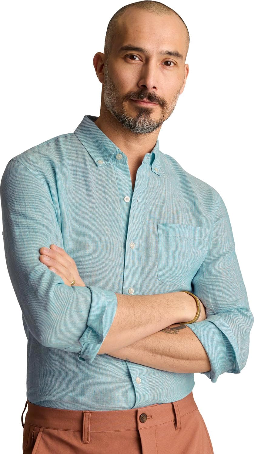 Bonobos - Mens Linen Long Sleeve Shirt