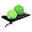 Acupoint Physical Massage Therapy Lacrosse Ball Set Ideal for Yoga Deep Tissue Massage Trigger Point Therapy and Myofascial Release Physical Therapy Back Foot Plantar Fasciitis (Spiky Ball)