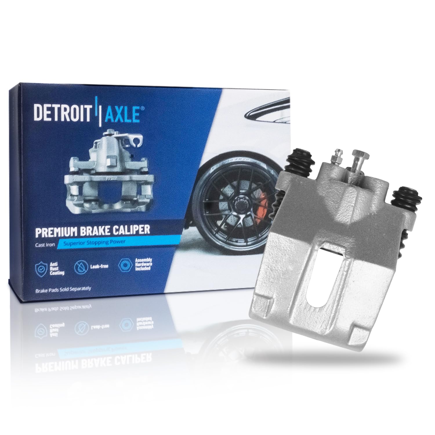 Detroit Axle - Rear Left Brake Caliper for 2004-2011 Ford F-150 2006-2008