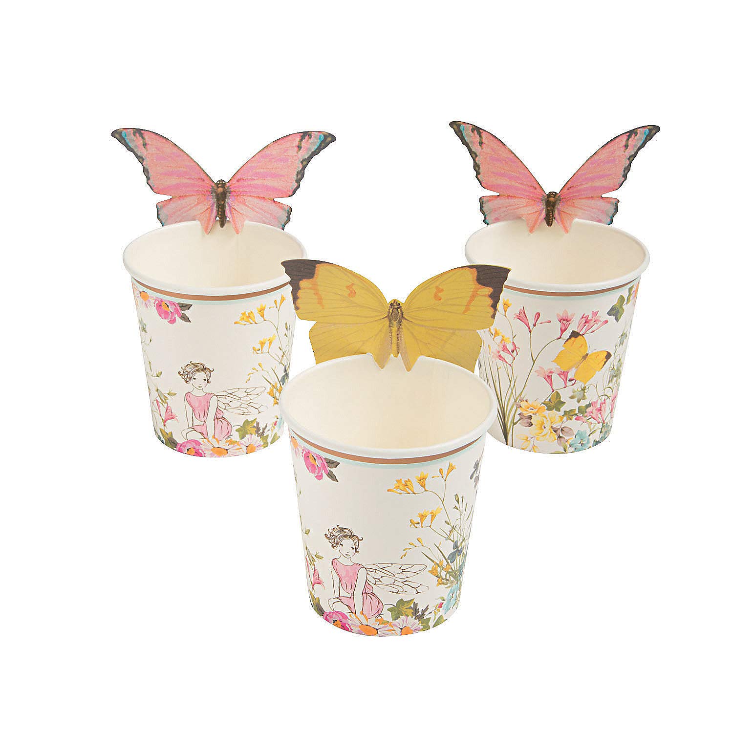 Fun ExpressTruly Fairy Cups for Party - Party Supplies - Licensed Tableware - Licensed Cups - Party - 12 Pieces
