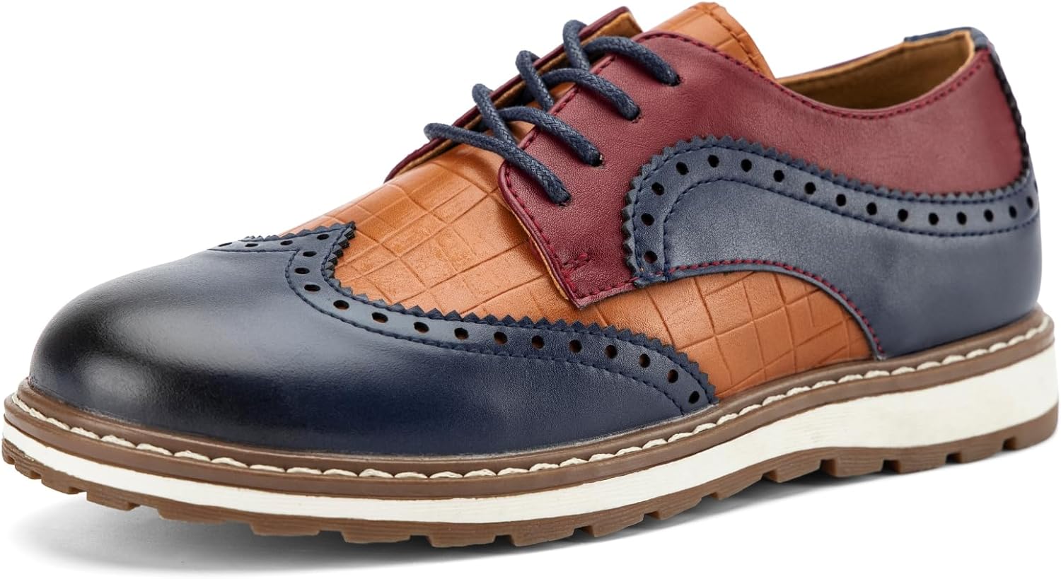 JITAI Boys Shoes Kids Shoes Fashion Rubber Low-Heels Boys Dress Shoes Toddler Dress Shoes for Casual Party Business Formal Toddler Boy Shoes