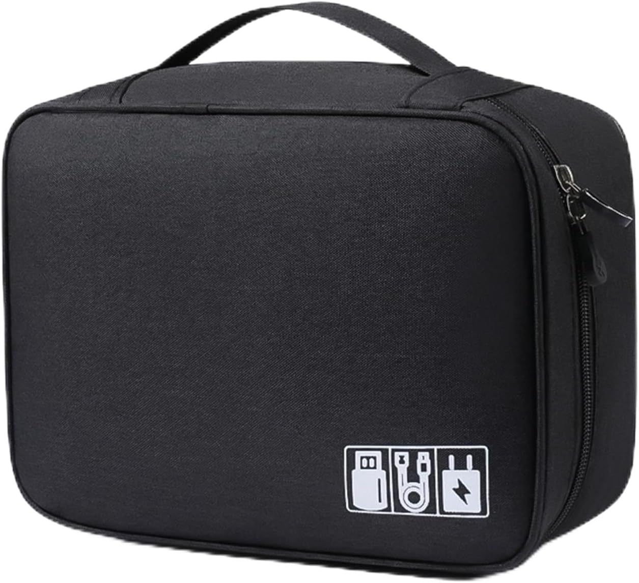 Cable Storage Pouch, Gadget Pouch, Power Cord Storage, Mobile Storage Case, Accessory Holder, Organizer, Mobile Accessory Storage Case, Water Repellent, Dividers, Storage Pouch