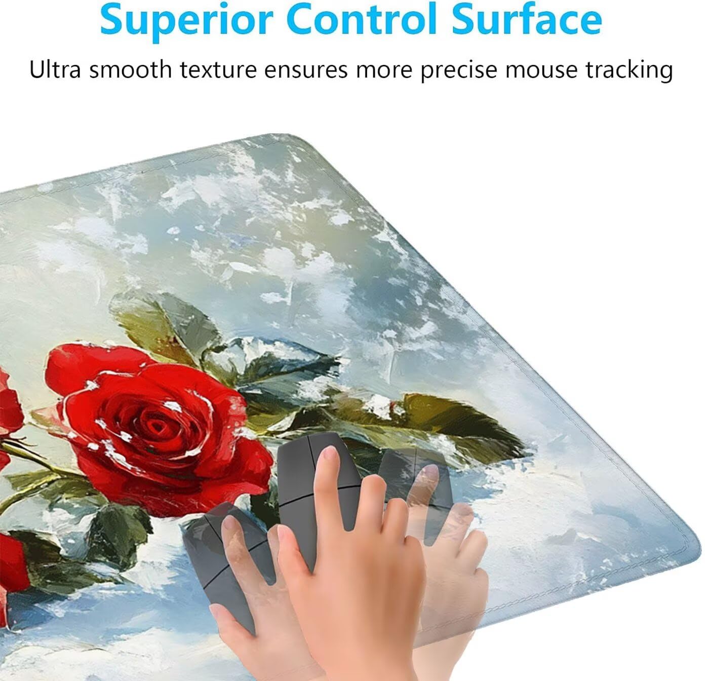 Tappetino Mouse XXL 1000 x 500 x 3 mm Tappetino Mouse Gaming, Rosso Grande Sottomano Acrivania Accessori, Impermeabile e Antiscivolo Mousepad Ragazza, per PC, Laptop ufficio Desk Mat Accessori H-10227