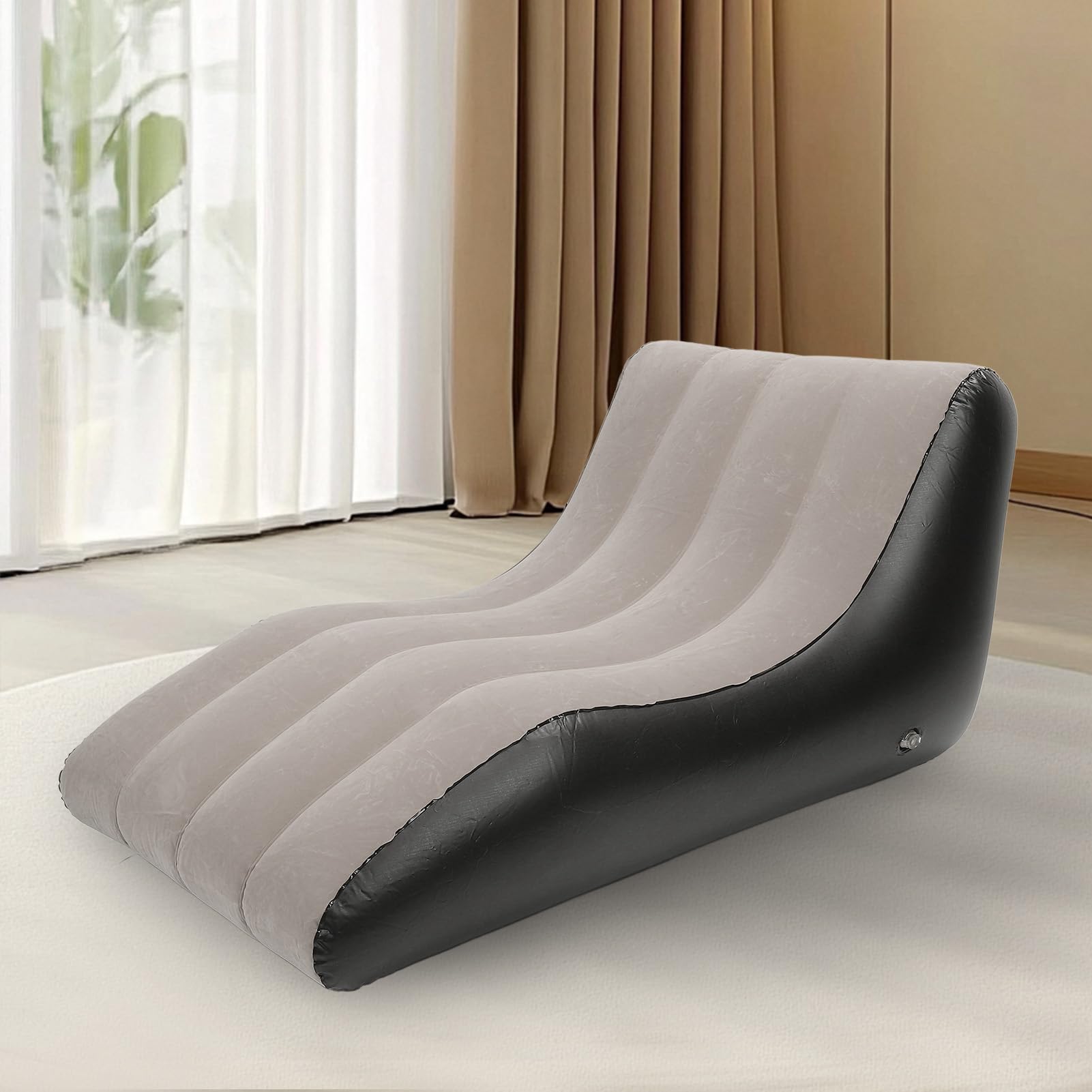 Inflatable Bed BEOSIOR Inflatable Chair Sofa – Portable Blow Up ...