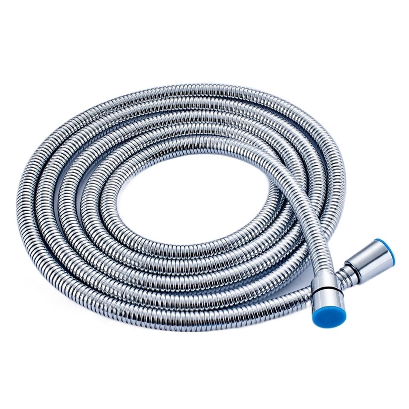 Manguera de ducha de acero inoxidable antitorsión for baño, tubería de agua de ducha cromada Flexible de 3 m/118 "