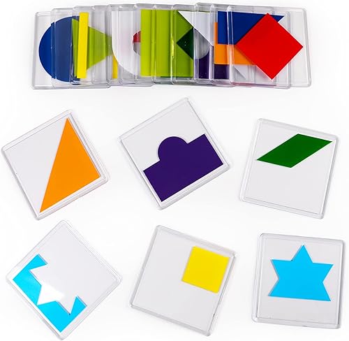 Miniatura 5 de Brain Teaser - Juego de rompecabezas de lógica para niños, adolescentes y adultos - Juguete educativo STEM práctico - Rompecabezas de formas y