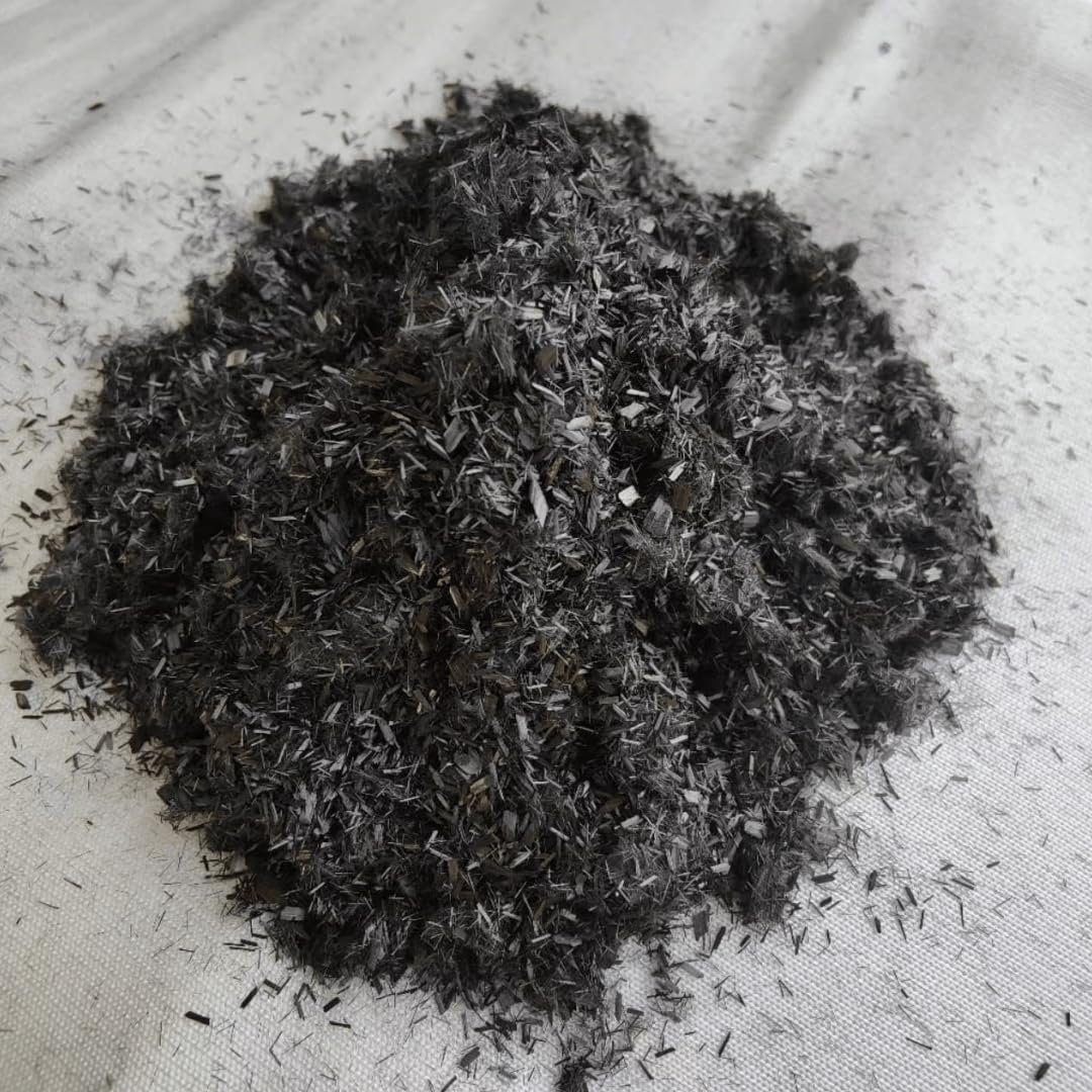 Filamentos de fibra de carbono de 7um: fibras cortas ultrafinas for aplicaciones industriales y de laboratorio(9mmx1kg)