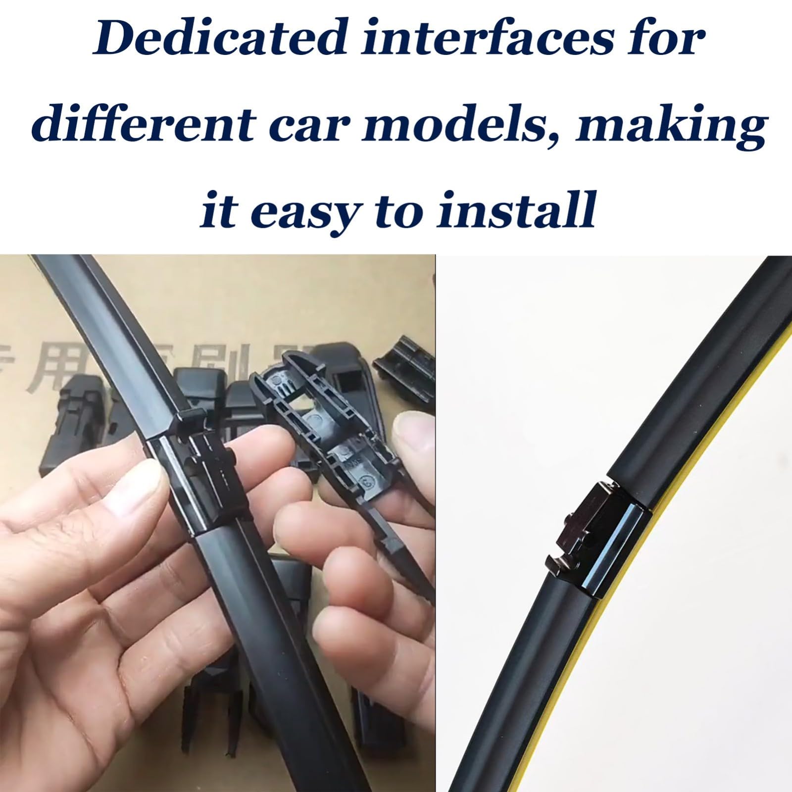 Escobillas Limpiaparabrisas coche para Smart Forfour W453 EQ 2020-,Fabricado Con Un Material Nuevo Y Mejorado,Es Duradero Y Resistente Al Calor,Lo Que Lo Hace Ideal Para Todas Las Estaciones, 2 piezas