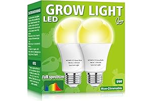2 Pack LED Grow Light Bulbs - Help Your Houseplants Thrive Indoors