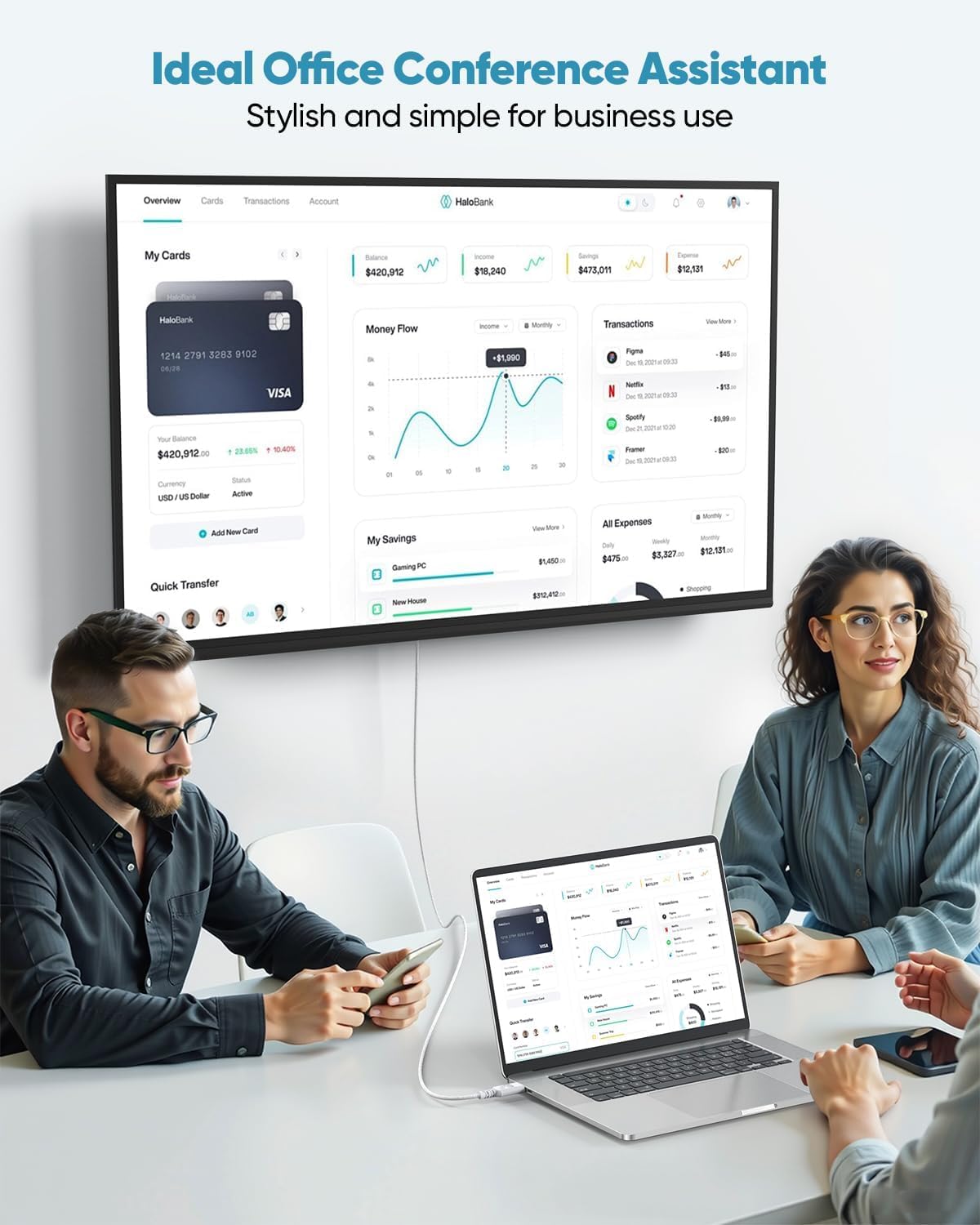 8K ホワイト HDMIケーブル 25フィート HDMI 2.1ケーブル 25フィート 超高速 eARC 編組 ロング HDMIコー