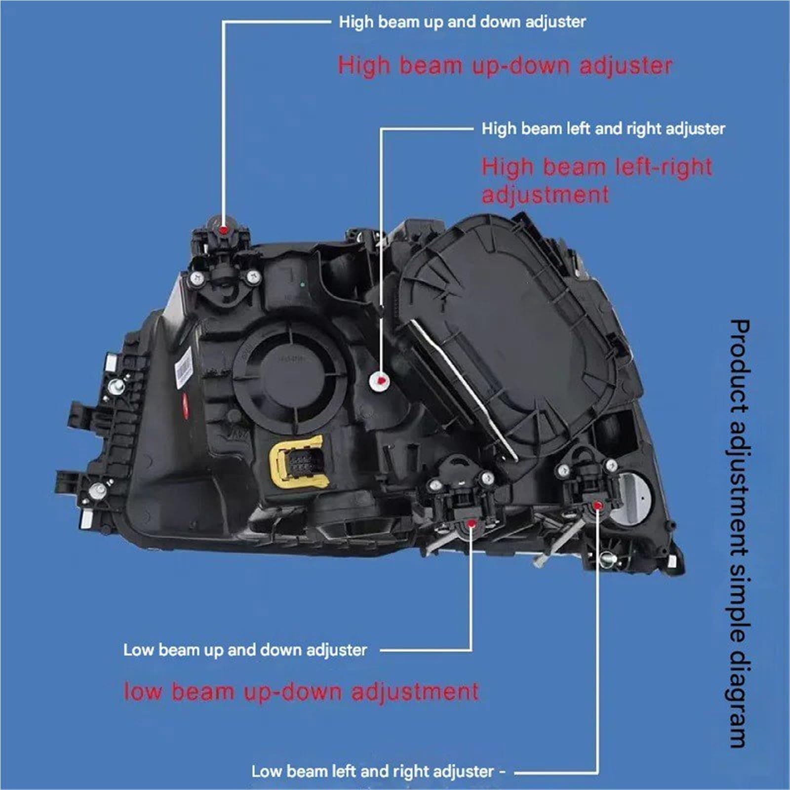 Para Benz Para AROCS 4143 3343 MP4 Conjunto Lámpara Cabeza Faro Coche