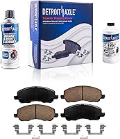 Vista 72 de Detroit Axle - Pastillas de freno para Dodge Dart 2013-2016 2014 2015 pastillas de freno de cerámica con reemplazo delantero y trasero de hardware