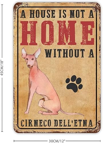 Vista 44 de Letrero de metal con texto en inglés «A House is Not A Home Without A Dogo Argentino» («A House is Not A Home Without A Dogo Argentino»)