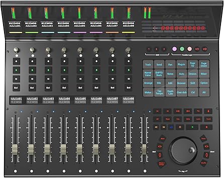 iCON Pro Audio V1-M USB MIDI DAW Control Surface مع خفوات آلية