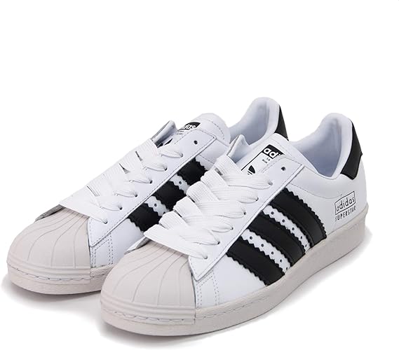 Amazon アディダス メンズ Superstar 80s スーパースター スニーカー Cg6496 27 5cm Wht Blk Wht Adidas アディダス スニーカー