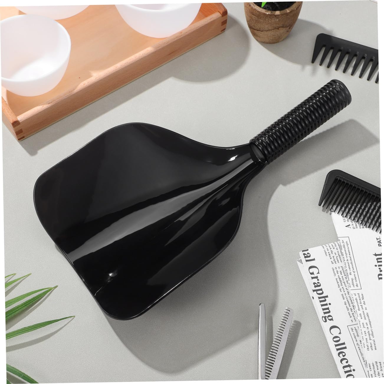 Beaupretty 3piezas Cubierta De Pelo Para y Tinte Facial De Peluquería Escudo Antisalpicaduras Para Cabello Color Negro