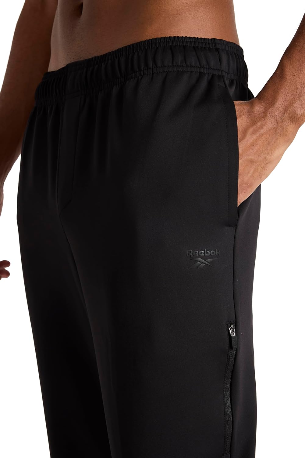 Reebok Mens Grind Tapered Oblong Pant, Standard Fit, 30” Inseam, Lightweight Stretch Poly Fabric - Image 5
