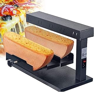 Commercial Cheese Melter Electric Cheese Wheel Melter 650W Countertop Cheese Melting Warmer 608°F Rapid Heating Restaurant Server Cheese Heater