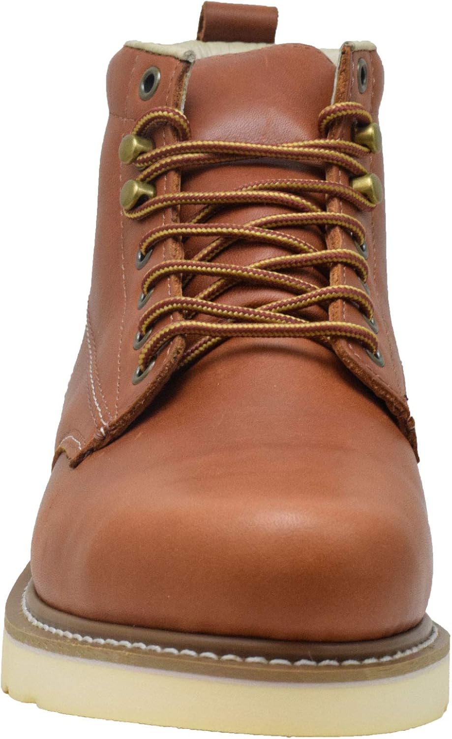 Golden Fox Work Boots Men's 6" Steel Toe Wedge Boot for Construction with Lightweight Comfortable Outsole - Image 2