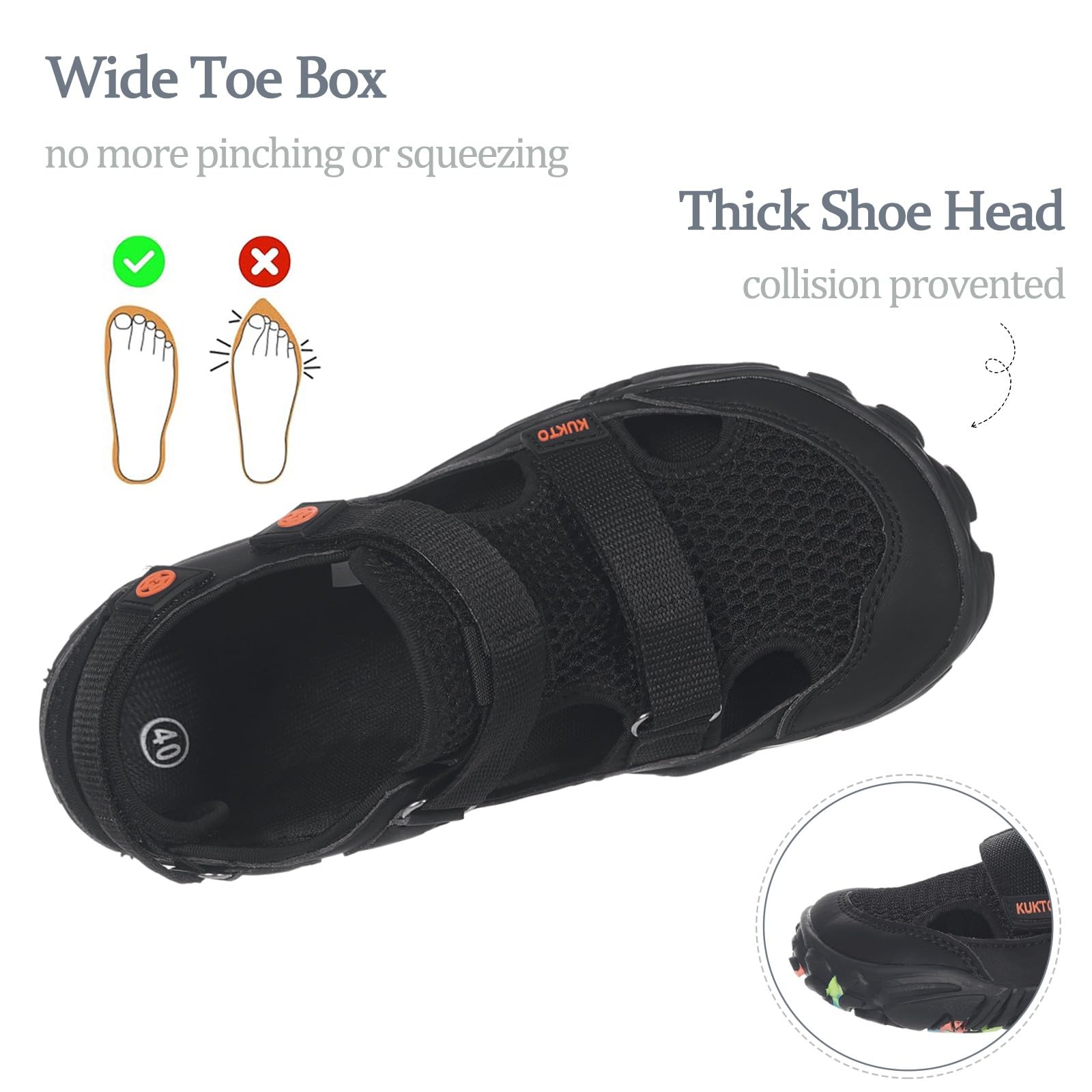 Sandali Sportivi Donna Sandali da Trekking Uomo All'aperto Scarpe Barefoot Regolabile Scarpe da Spiaggia Estivi