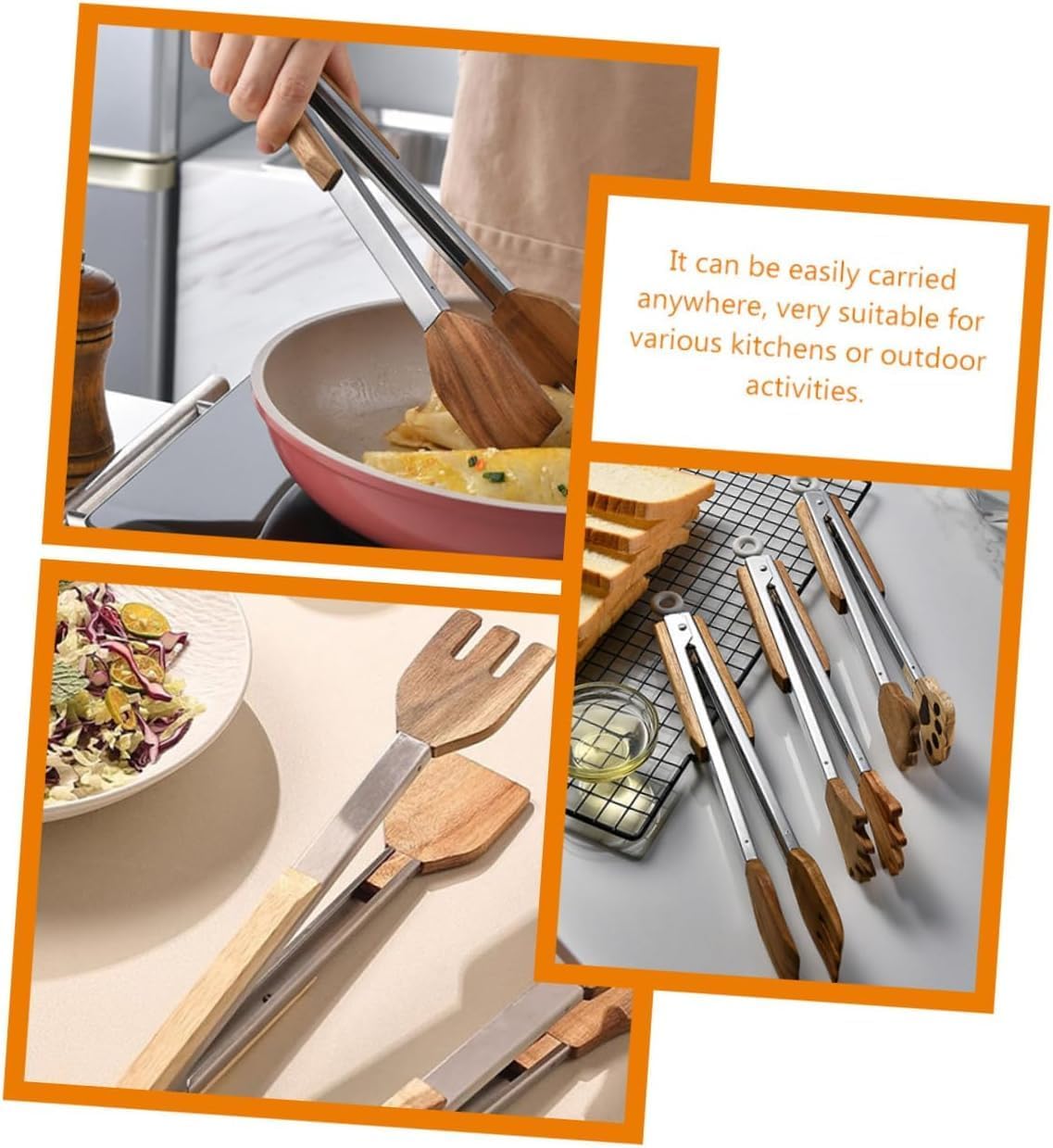 Cooking Tongs, Cat Claw Food Clip Tongs for Appetizers Kitchen Essential Cooking Tong Baking Food Tongs Steak Tongs Barbecue Tongs Buffet Food Tongs Dessert Clamp Buffet(33.00X5.00X4.00CM)