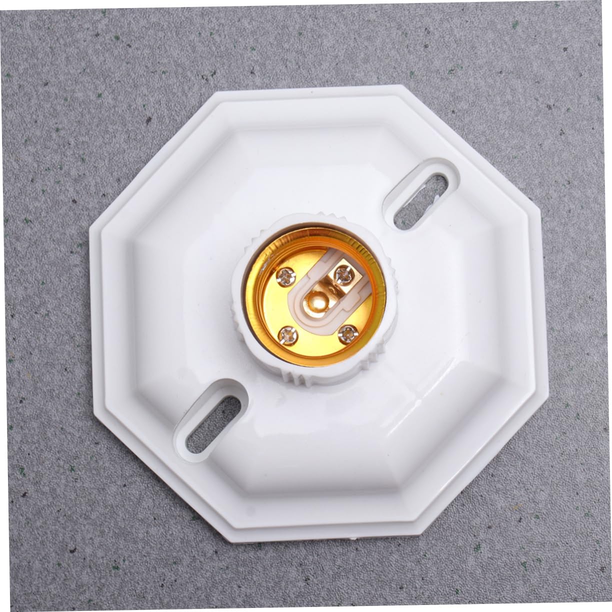 UKCOCO 12 Pz Attacco Base Lampadina E27 Presa Per Lampada a Sospensione Portalampada E27 Presa Base Candelabro Base Della Lampadina Base Per Lampada Da Tavolo Bianca Lampade Cerniera