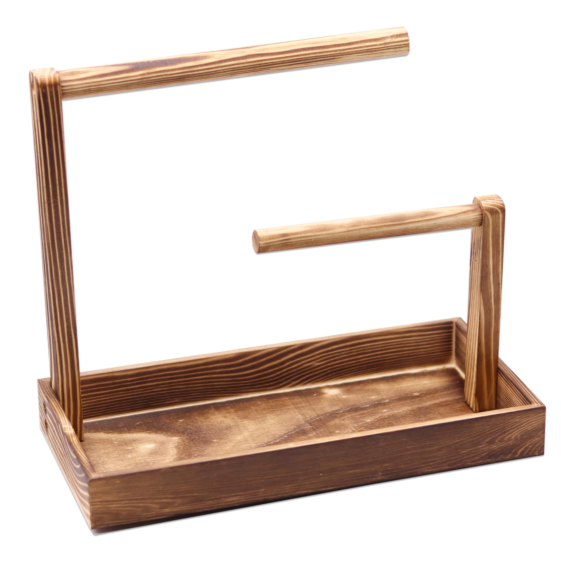 Espositore Per Collane In Legno E Bambù Con Base, Portagioie A 12 Slot, Regalo Per Negozio O Casa
