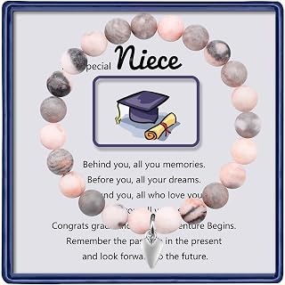 Haoze 2025 Graduation Gifts Class of 2025 Bracelet Graduation Gift, Behind you All Your Memories Inspirational Graduation Bracelet Gifts