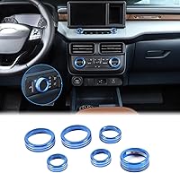 Vista 15 de Aunginsy Cubierta circular para botón de volumen de aire acondicionado de consola central, compatible con Ford Maverick 2022-2024, botón