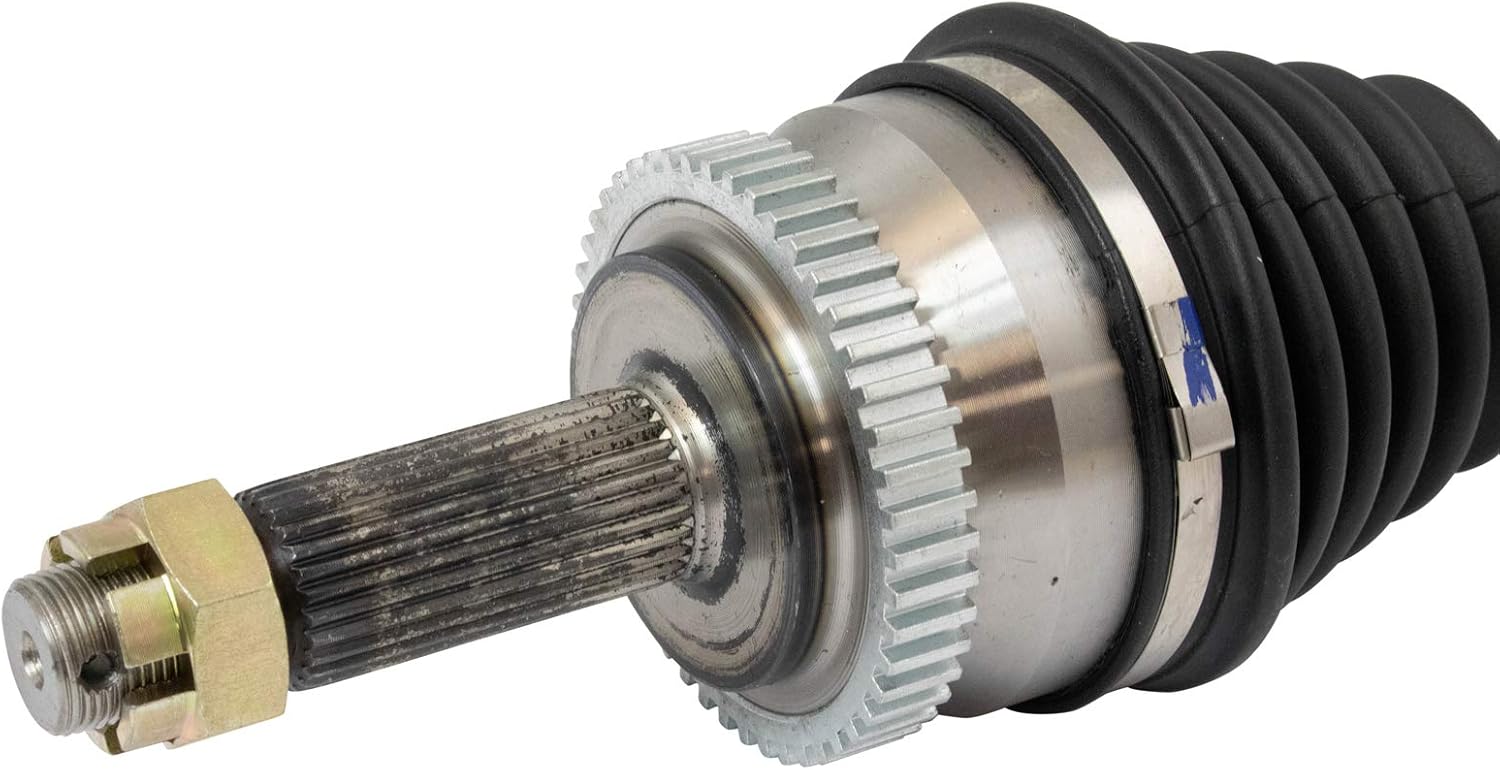 TRQ Front Passenger Side CV Axle Assembly Compatible with 2005-2009 Hyundai Tucson 2.0L FWD 2005-2010 Kia Sportage 2.0L FWD 2007-2010 Kia Rondo 2.4L