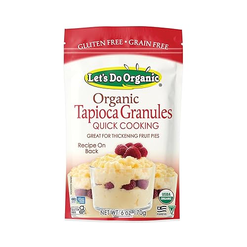 Lets Do Gránulos de Tapioca Orgánico Sin gluten 6 onzas Lets Do Gránulos de Tapioca Orgánico Sin gluten 6 onzas