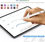 HATOKU Crayon 2nd Génération pour Apple iPad, iPad Crayon avec sans fil magnétique et USB-C Chargement rapide, Rejet de palmiers, Sensibilité à l'inclinaison, Stylus Pen pour iPad 6-11, Air M3/M2/5/4, Mini 6/5, Pro M5/M4