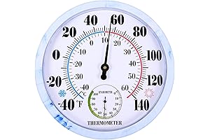 Analog Outdoor Thermometer with Large Numbers for Easy Reading