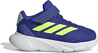 adidas Tensaurus Faux Leather Pull-Tab Side-Stripe Lace-Up Running Sneakers for Kids - White &, 36