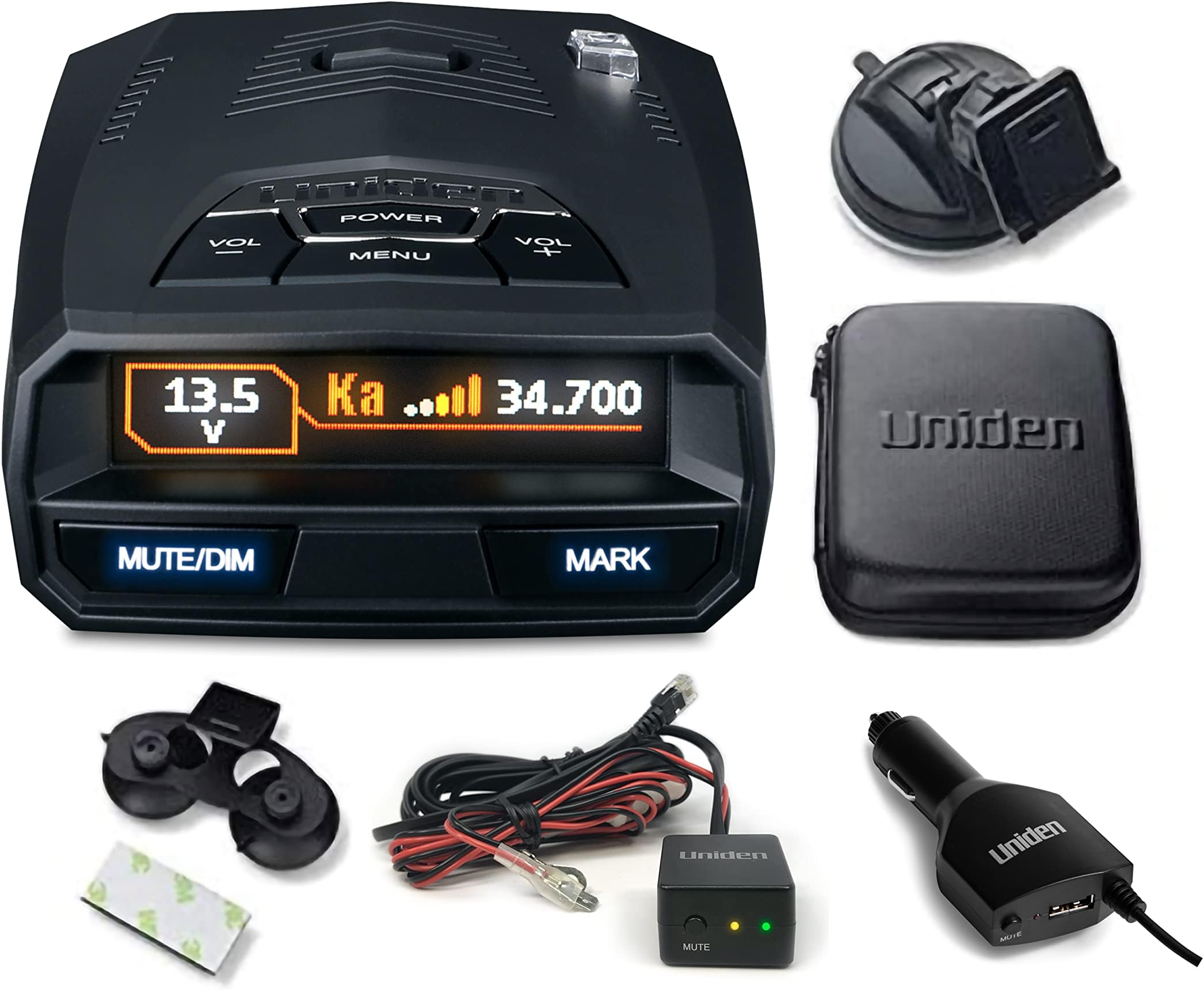 UNIDEN R4 Extreme LongRange Laser/Radar Detector, Builtin