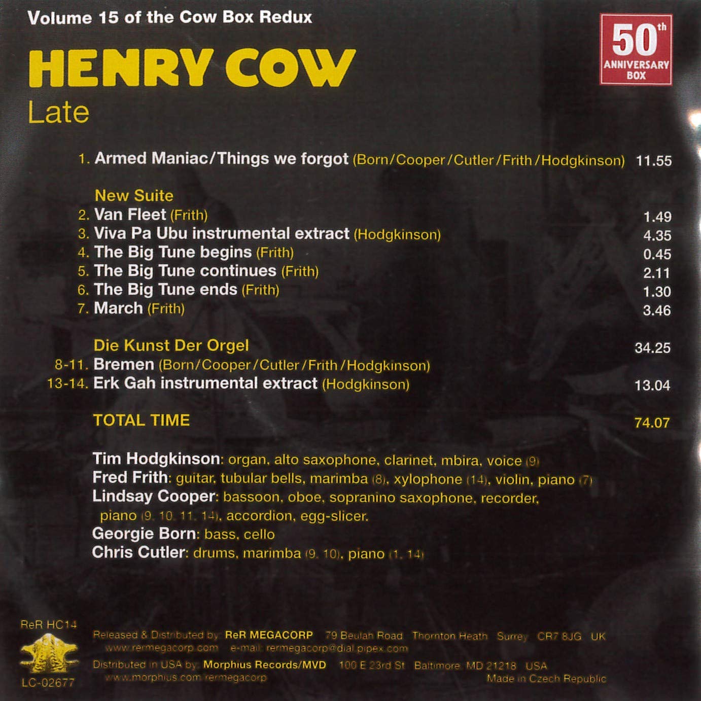 Henry Cow Box Redux: The Complete Henry Cow