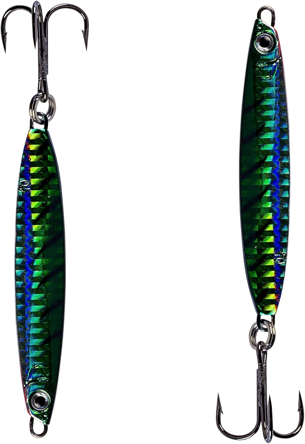 Palomar Fishing Surface Cast Jigs Crankbait 100 Grams/3.5 oz - Next-Gen Casting Fast Jerkbait Ocean Lure | Owner Ring | MUSTAD Carbon Steel Treble Hook | Graphene Paint | Multiple Color Options