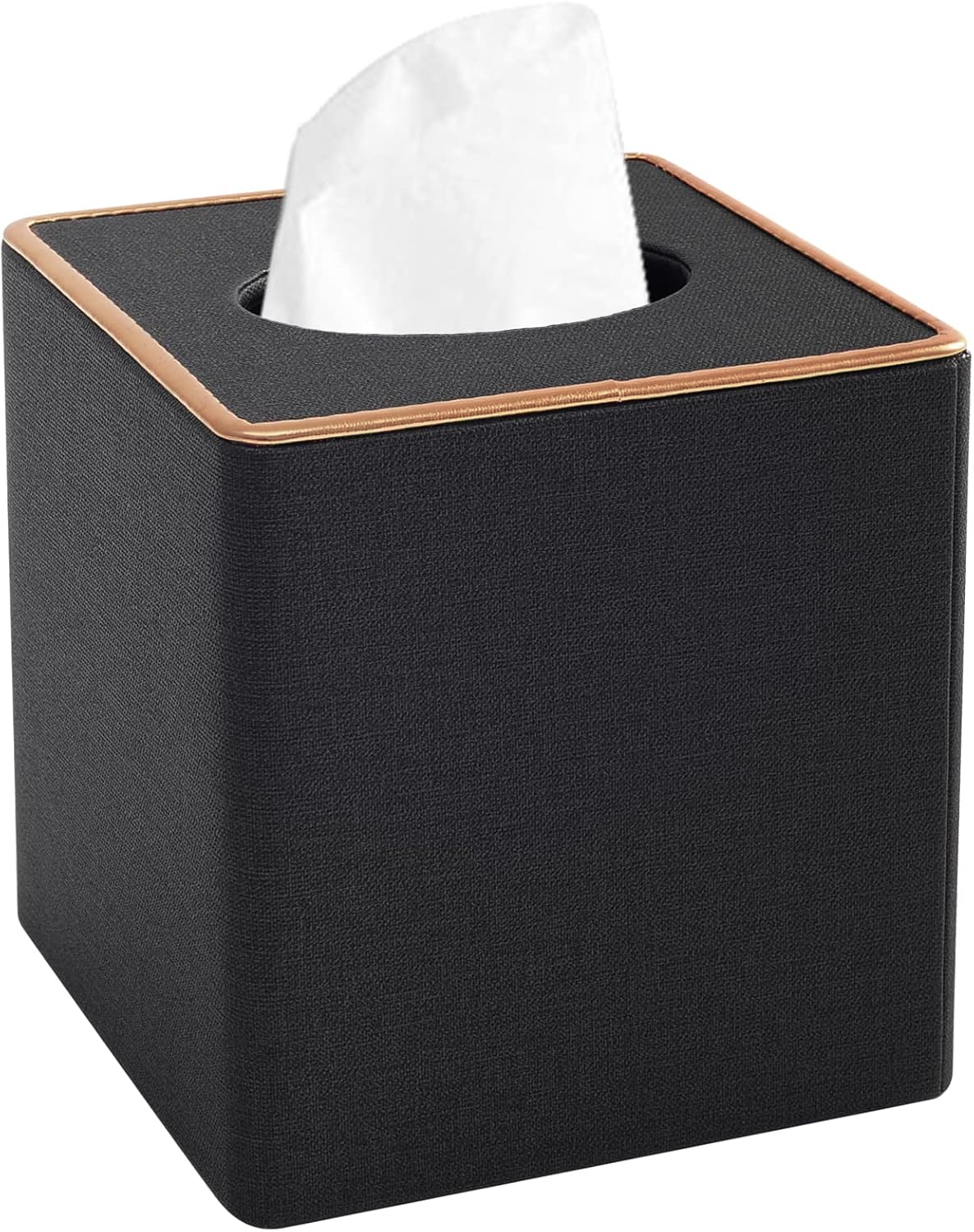 XNONE Tissue Box Cover Square Kleenex Box Holder PU Leather