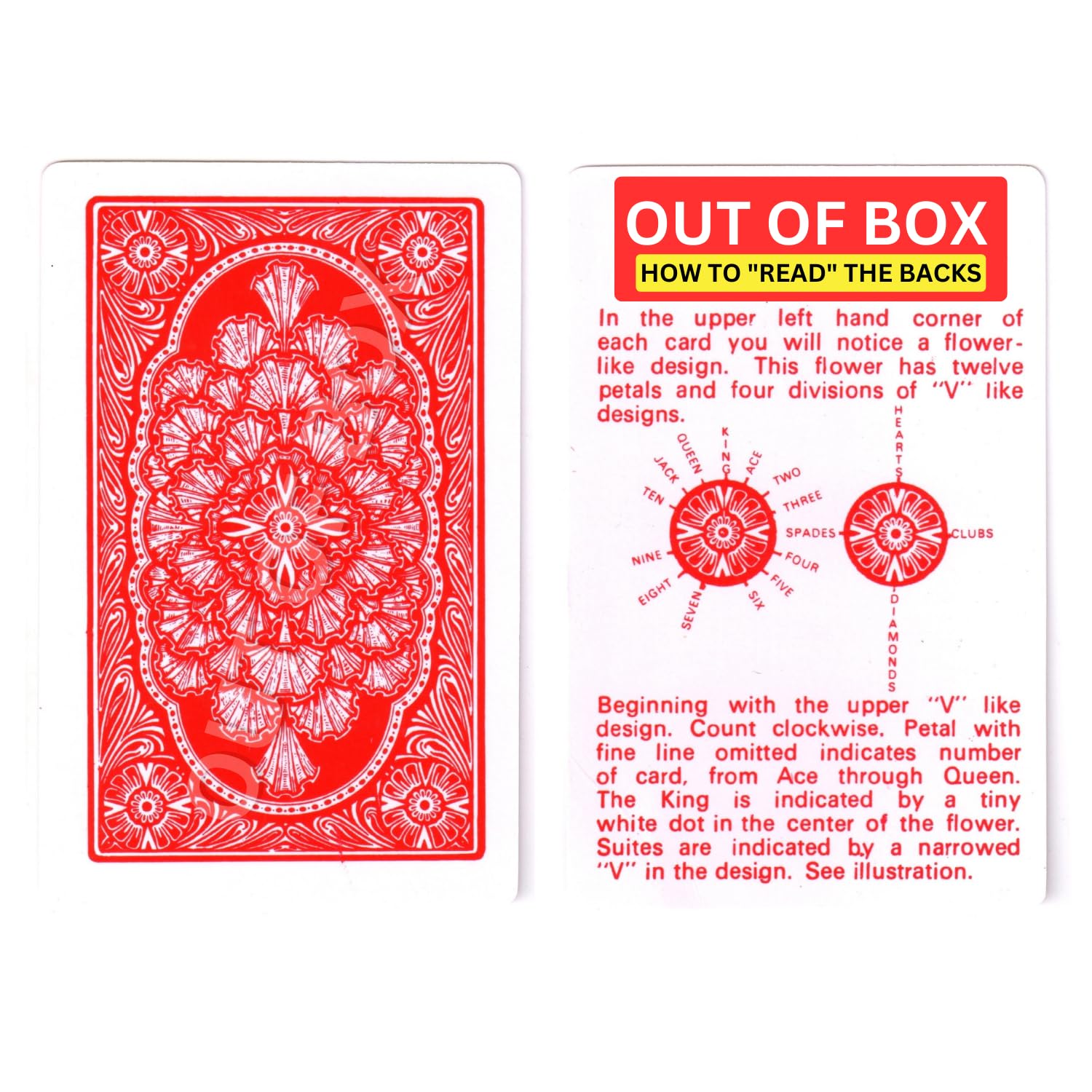OUT OF BOX Magic Spy Playing Cards Secret Trick Password for Every Card Best for Flash Game, Teen Patti, Rummy, Paplu, Magic Shows_GMR (Pack of 2) (B0CVG1TBT3) Amazon Price History, Amazon Price Tracker