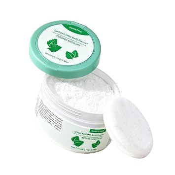 Pure & Natural Corn Starch Body Powder with Aloe & Lavender | Talc-Free, Soothing & Absorbing Body Powder for Adults | 24H Moisture Protection 4.94oz