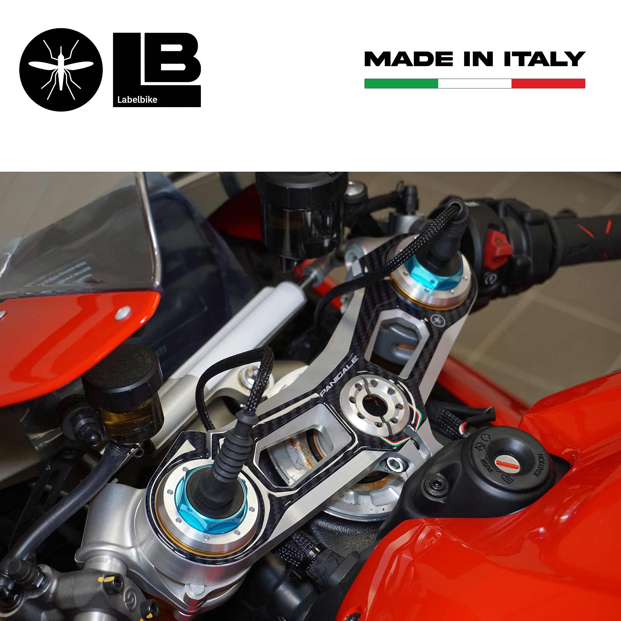 Labelbike 3D Gelharz Aufkleber Für Ducati 1299 Panigale S (2012-2016) - Wasserdicht, Kratzfest, Made In Italy
