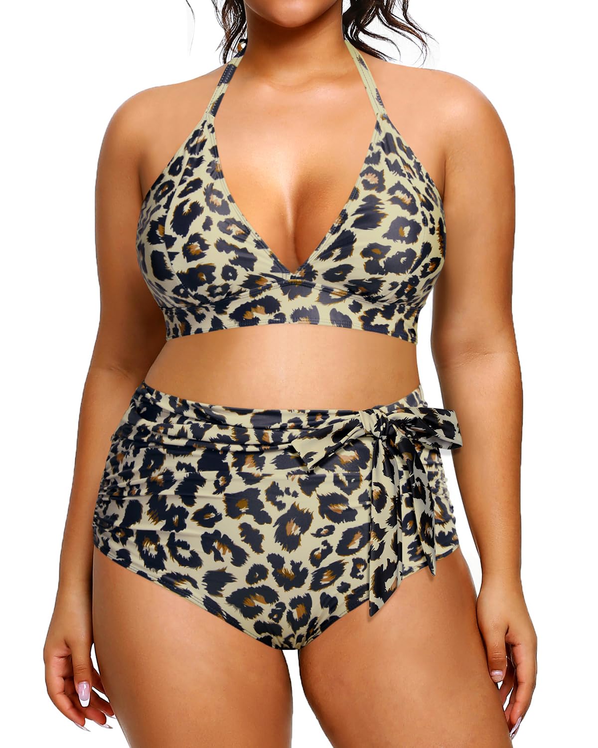 Rivelino Tankini Swimsuits For Women Plus Size Flowy Swimdress Tummy